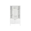 Plaukti DKD Home Decor Balts Metāls Mango koks 90 x 40 x 180 cm