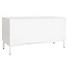 TV-kalusteet DKD Home Decor Kullattu Metalli Valkoinen Mangopuu 120 x 40 x 60 cm