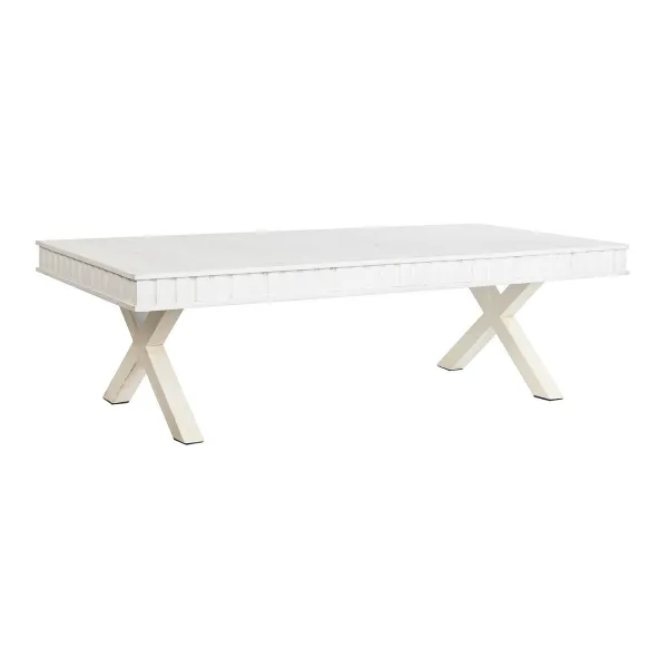 Centrālais galds DKD Home Decor 140 x 70 x 42 cm Metāls Mango koks