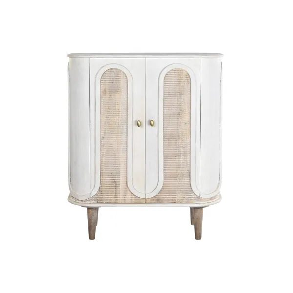 Bufete DKD Home Decor Balts Metāls Dzelzs Mango koks 92 x 40 x 113 cm