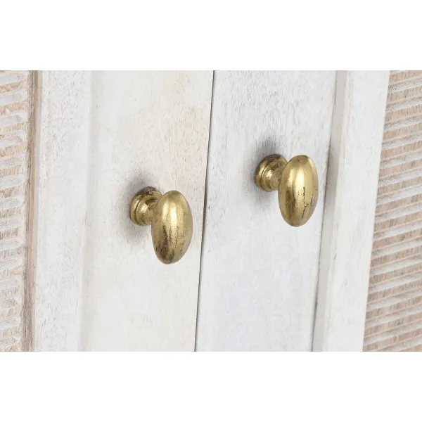 Устройство DKD Home Decor Белый Металл Железо Древесина манго 92 x 40 x 113 cm