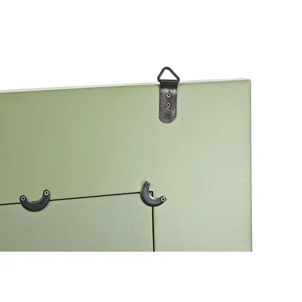 Sieninis veidrodis DKD Home Decor Raudona Žalia Auksinis Rytietiškas 70 x 2 x 90,5 cm