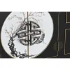 Мебель для прихожей DKD Home Decor Белый Чёрный Позолоченный 63 x 28 x 83 cm