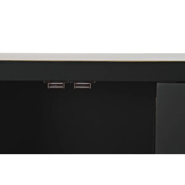 Мебель для прихожей DKD Home Decor Белый Чёрный Позолоченный 63 x 28 x 83 cm