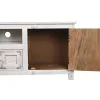 TV furniture DKD Home Decor White Wood Mango wood 151 x 40 x 60 cm