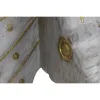 Мебель для прихожей DKD Home Decor Белый Серый Позолоченный 80 x 30 x 96 cm Слон