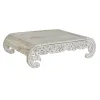 Mazs galdiņš DKD Home Decor Balts Mango koks 89 x 63,5 x 25,4 cm