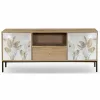 TV furniture DKD Home Decor Metal Mango wood (140 x 40 x 50 cm)
