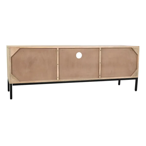 TV mēbeles DKD Home Decor Metāls Mango koks (140 x 40 x 50 cm)