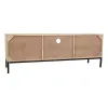 TV mēbeles DKD Home Decor Metāls Mango koks (140 x 40 x 50 cm)