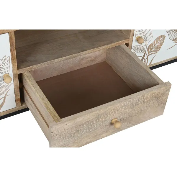 TV mēbeles DKD Home Decor Metāls Mango koks (140 x 40 x 50 cm)