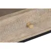 Televizoriaus baldai DKD Home Decor Metalinis Mango mediena (140 x 40 x 50 cm)