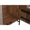 Дисплей-стенд DKD Home Decor 80 x 40 x 197 cm Стеклянный Алюминий древесина акации