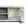 TV mēbeles DKD Home Decor Balts Bēšs Pelēks Daudzkrāsains Keramika Mango koks 130 x 40 x 56 cm