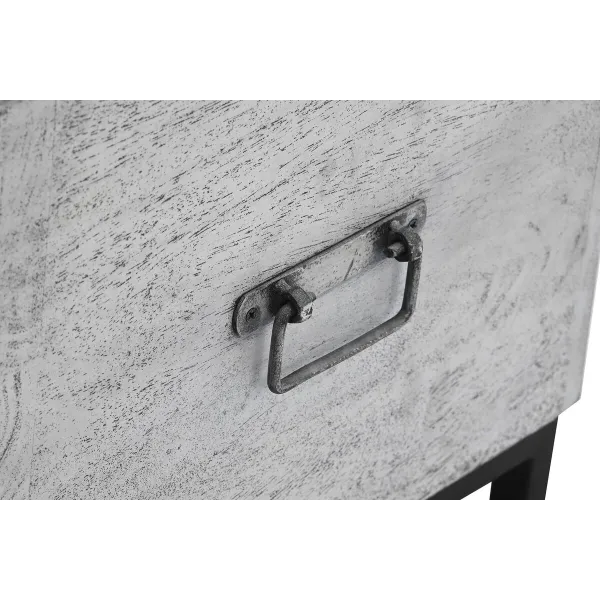 Arkku DKD Home Decor Keraminen Harmaa Valkoinen Mangopuu (116 x 40 x 50 cm)