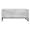 Arkku DKD Home Decor Keraminen Harmaa Valkoinen Mangopuu (116 x 40 x 50 cm)