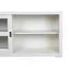 Sideboard DKD Home Decor White Grey Dark brown Crystal Mango wood 165 x 45,7 x 105,4 cm