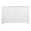 Устройство DKD Home Decor Белый Серый Темно-коричневый Стеклянный Древесина манго 165 x 45,7 x 105,4 cm