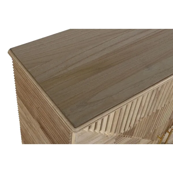 Sideboard DKD Home Decor Golden Light brown Paolownia wood MDF Wood 100 x 44 x 118 cm