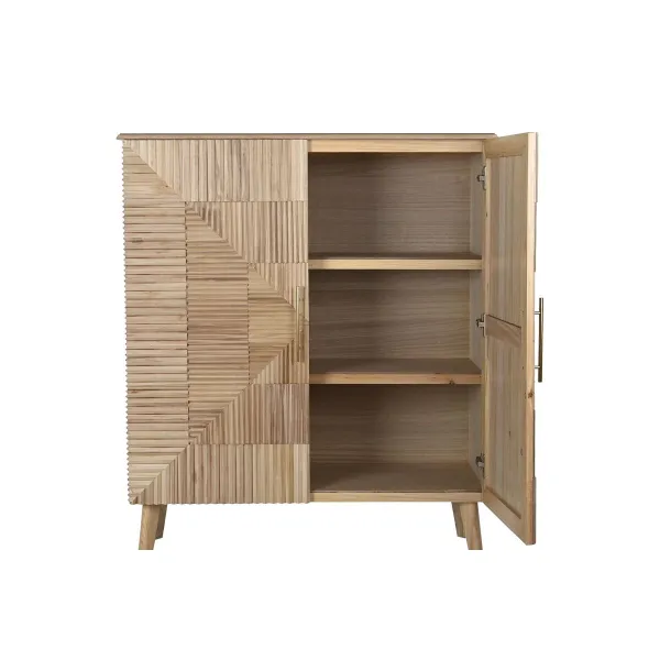Sideboard DKD Home Decor Golden Light brown Paolownia wood MDF Wood 100 x 44 x 118 cm