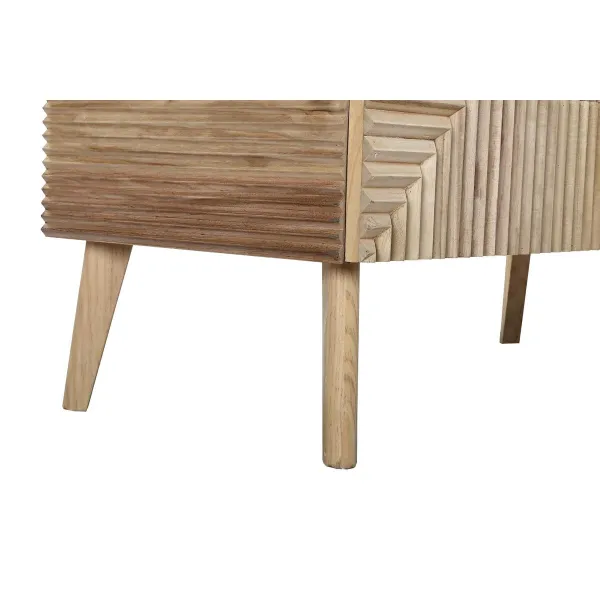 Sivupöytä DKD Home Decor Kullattu Vaaleanruskea Paolownia wood Puu MDF 100 x 44 x 118 cm