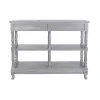 Sideboard DKD Home Decor Grey Natural Paolownia wood MDF Wood 117 x 39 x 89 cm