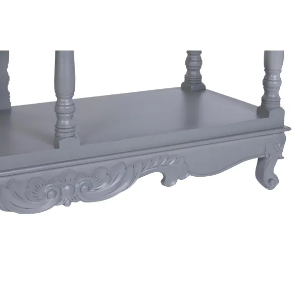 Sivupöytä DKD Home Decor Harmaa Luonnollinen Paolownia wood Puu MDF 117 x 39 x 89 cm
