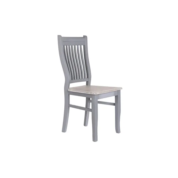 Valgomojo kėdė DKD Home Decor 40 x 42 x 94,5 cm Natūralus Pilka