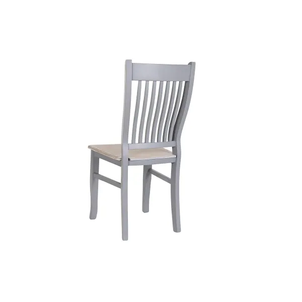 Valgomojo kėdė DKD Home Decor 40 x 42 x 94,5 cm Natūralus Pilka