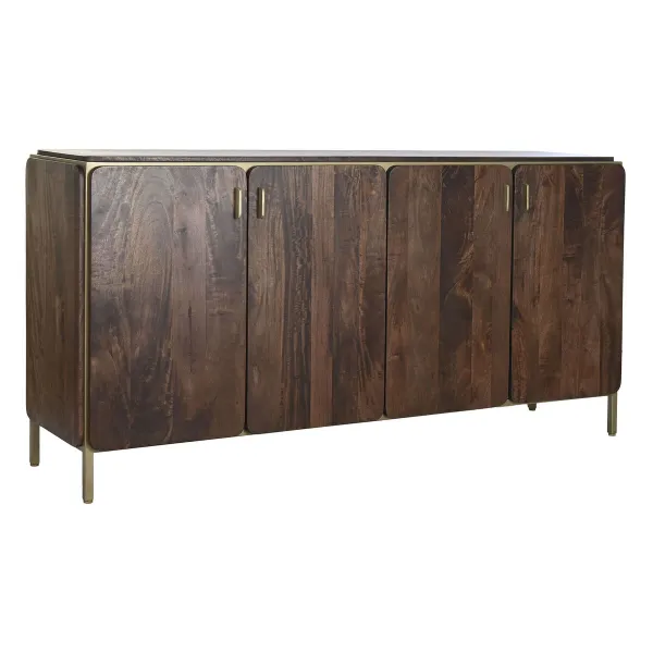 Bufete DKD Home Decor Brūns Tērauds Mango koks 160 x 40 x 81 cm
