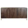 Устройство DKD Home Decor Коричневый Сталь Древесина манго 160 x 40 x 81 cm