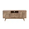TV-kalusteet DKD Home Decor Monivärinen Luonnollinen Mangopuu 155 x 40 x 70 cm