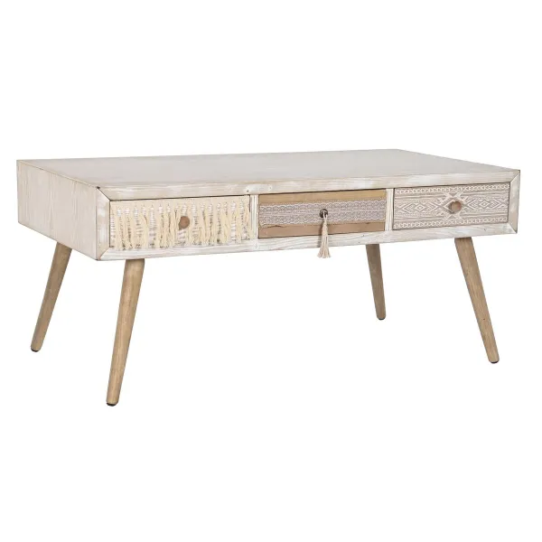 Centrinis stalas DKD Home Decor Eglė Medvilnė (110 x 60 x 50 cm)