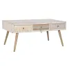 Centrinis stalas DKD Home Decor Eglė Medvilnė (110 x 60 x 50 cm)