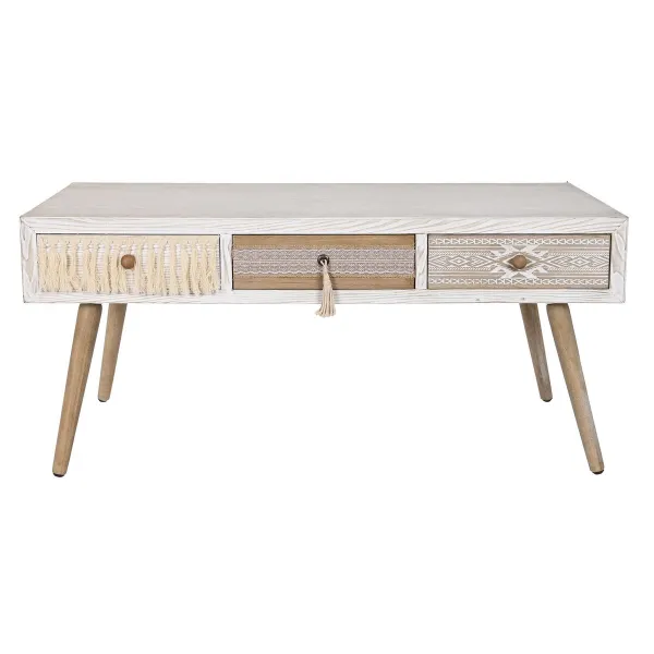Centrinis stalas DKD Home Decor Eglė Medvilnė (110 x 60 x 50 cm)
