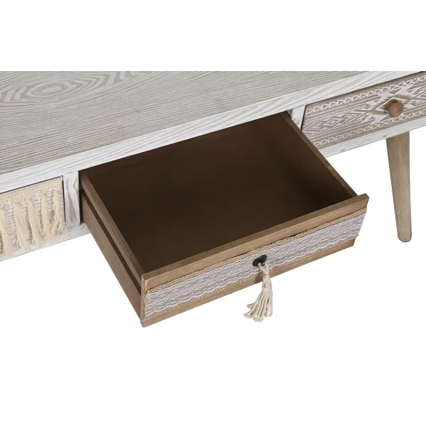 Centrinis stalas DKD Home Decor Eglė Medvilnė (110 x 60 x 50 cm)
