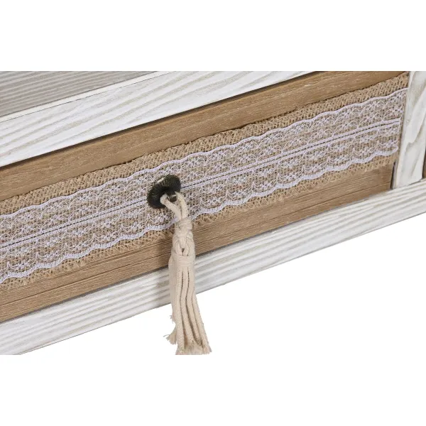 Centrinis stalas DKD Home Decor Eglė Medvilnė (110 x 60 x 50 cm)