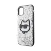 Karl Lagerfeld NFT Glitter Choupette Patch - Case for iPhone 11 (Silver)