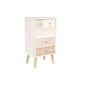 Kumode DKD Home Decor Egle Dabisks Kokvilna Balts (48 x 35 x 89 cm)