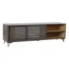 TV-kalusteet DKD Home Decor Metalli Ruskea Mangopuu 160 x 40 x 50 cm