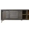 Televizoriaus baldai DKD Home Decor Metalinis Ruda Mango mediena 160 x 40 x 50 cm