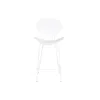 Jakkara DKD Home Decor Musta Metalli Valkoinen polypropeeni (52,5 x 49 x 104 cm)