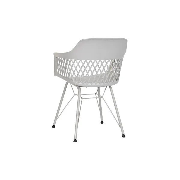 Ruokatuoli DKD Home Decor Vaaleanharmaa 57 x 57 x 80,5 cm