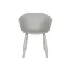 Ruokatuoli DKD Home Decor Vaaleanharmaa 56 x 58 x 78 cm 60 x 55 x 78 cm