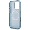 Guess IML Metal Glitter 4G Circle Triangle MagSafe - Case for iPhone 16 Pro Max (blue)