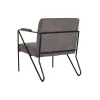 Fotelis DKD Home Decor Pilka Metalinis Poliesteris (64 x 69,5 x 76 cm)