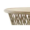 Mazs galdiņš DKD Home Decor Gaiši brūns Bambuss 60 x 60 x 52 cm
