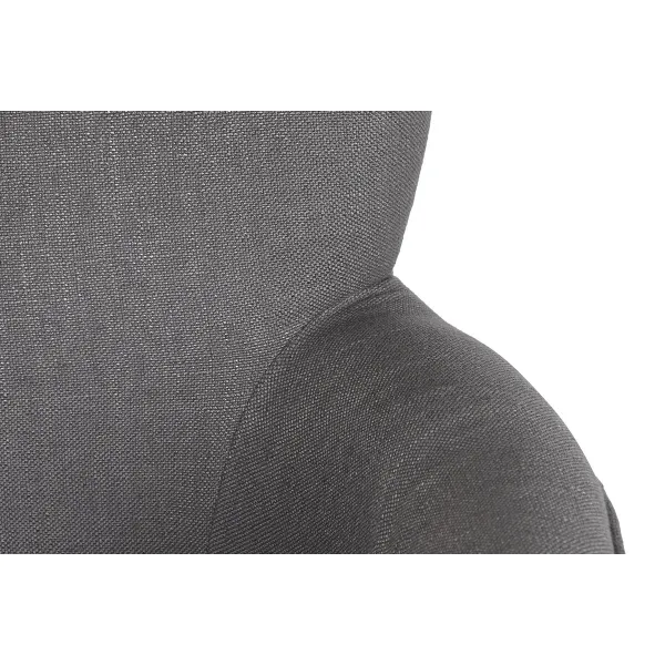 Fotelis DKD Home Decor Eglė Poliesteris Tamsiai pilka (66 x 70 x 88 cm)