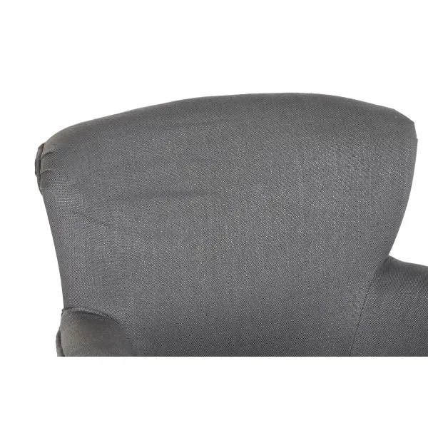 Fotelis DKD Home Decor Eglė Poliesteris Tamsiai pilka (66 x 70 x 88 cm)