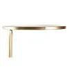 Hyllyt DKD Home Decor 32,5 x 30 x 86 cm Kristalli Kullattu Metalli